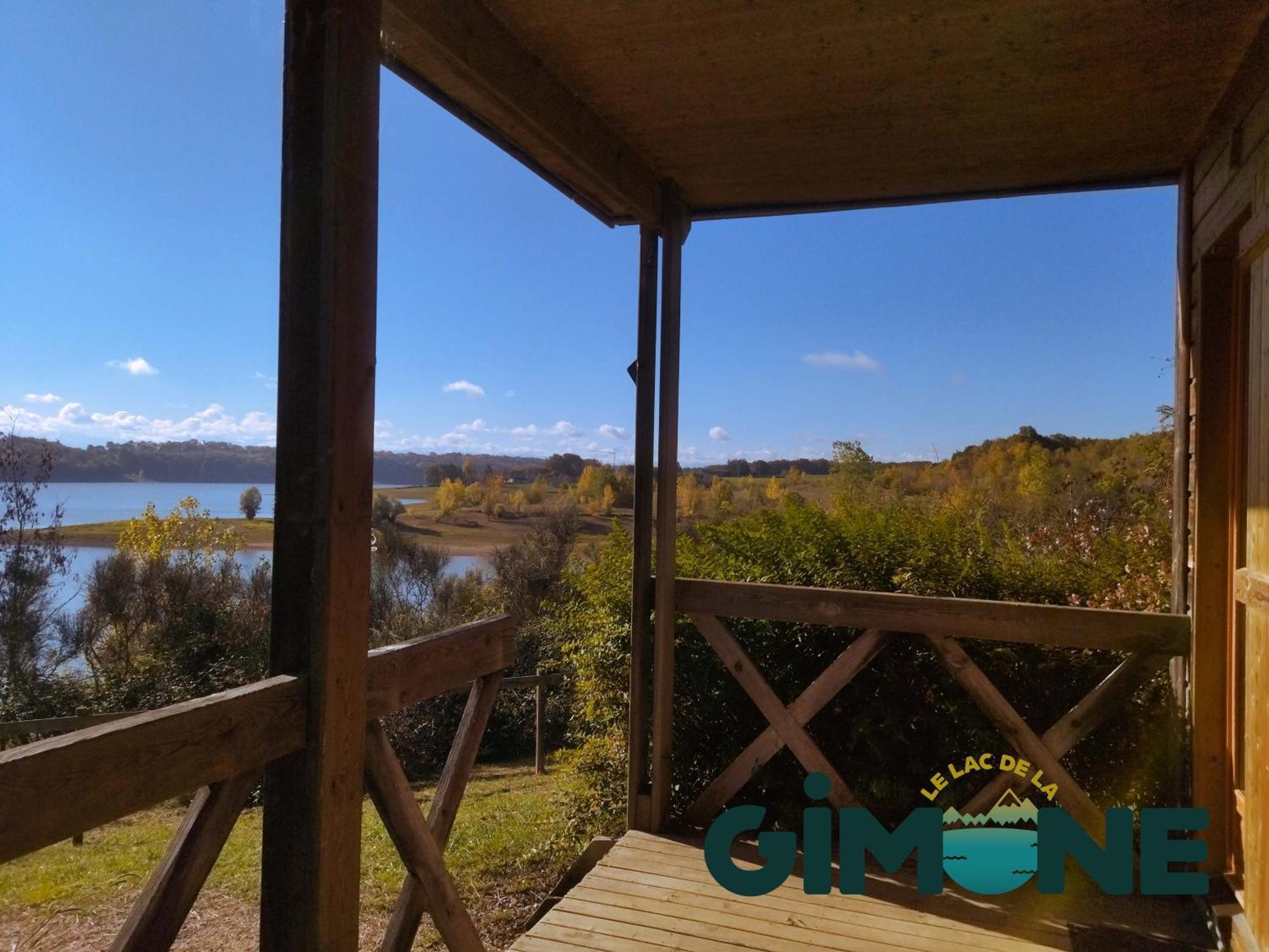 Les Chalets Du Lac De La Gimone Saint-Blancard Exterior foto